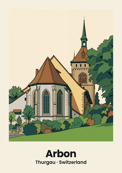 Arbon — St. Martin's Church poster
