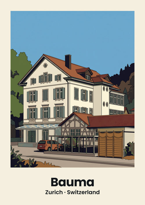 Bauma — Heinrich Gujer-Strasse poster